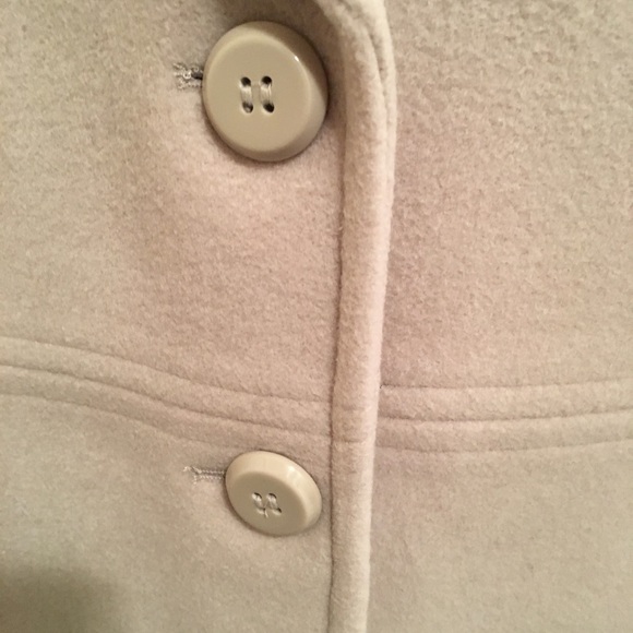 LARRY LEVINE NWT AUTHENTIC STONE COLOR WOOL-BLEND FULLY LINED CLASSIC COAT - Picture 4 of 8